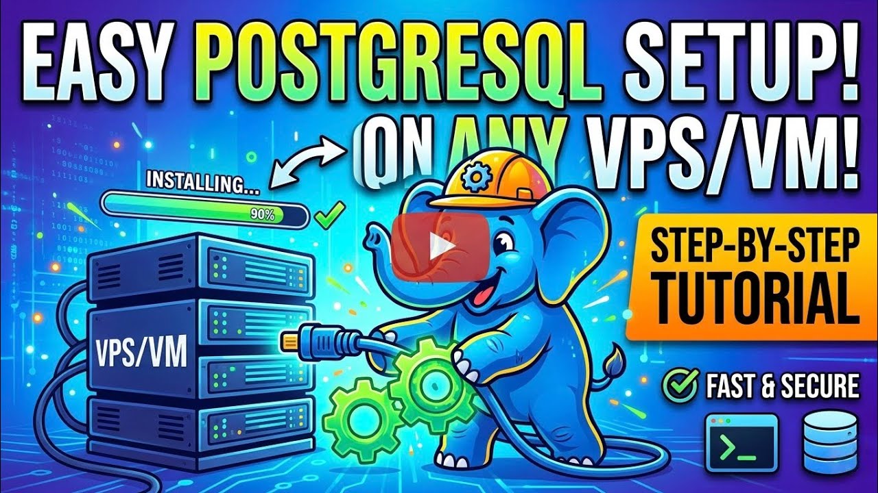 Install & Setup PostgreSQL on VPS (Ubuntu) – Step-by-Step Beginner ...