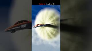 The Real Reason Fighter Jets Create Sonic Booms 🤯 #jet #shorts #viral