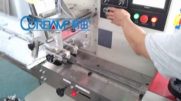 【plastic Cosmetic bottles packaging machine】 , flow wrapper for packing bottles