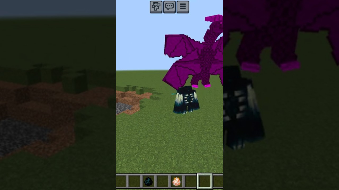 Minecraft Mod Spawn Maximum Dragon level 81 to 90 VS Warden Short
