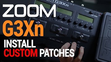 Zoom G3Xn, how to download and install patches [ITA] [ENG sub] -by Vince Carpentieri