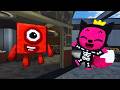 DUO of HALLOWEEN Pinkfong & Number 1 MINECRAFTIFIED Nextbots CHASE in Airways A5 l Garry's Mod Chase