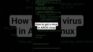 Get a virus FOR FREE in Arch Linux!