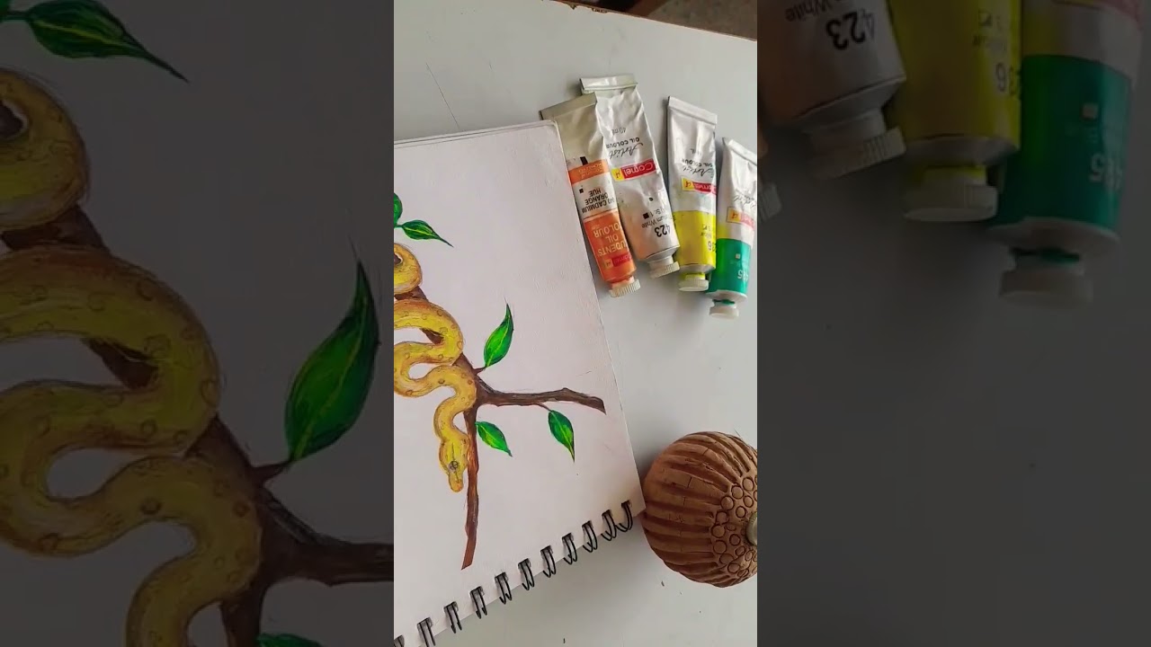 easy snake painting ideas for beginners 