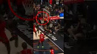 CLUTCH Reverse Layup Gives Team the Lead With 32 Seconds Left! #nba #basketball #courtside #sports