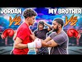 JAZZ CALLED HER BROTHER TO OUR HOUSE TO BOX JORDAN‼️🥊*INTENSE*