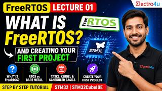 FreeRTOS Lecture 01 | What is FreeRTOS? Create Your First STM32 FreeRTOS Project Step by Step