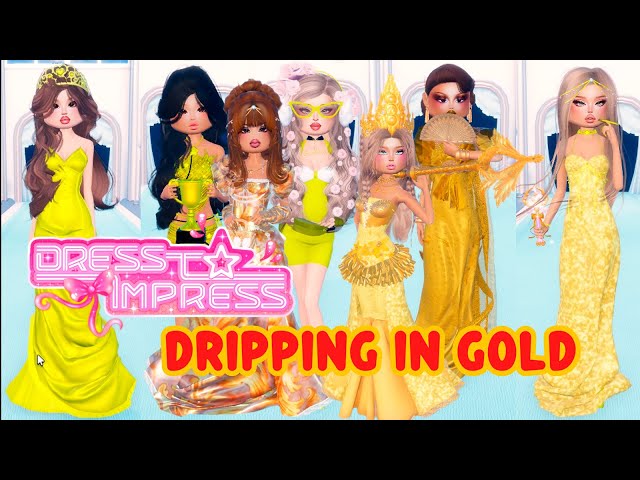 Dress to Impress: Dripping in Gold  | Queen Energy Activated!  - YouTube