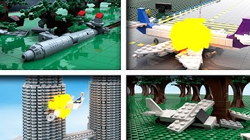 LEGO Plane Crashes | Stop-Motion Animation