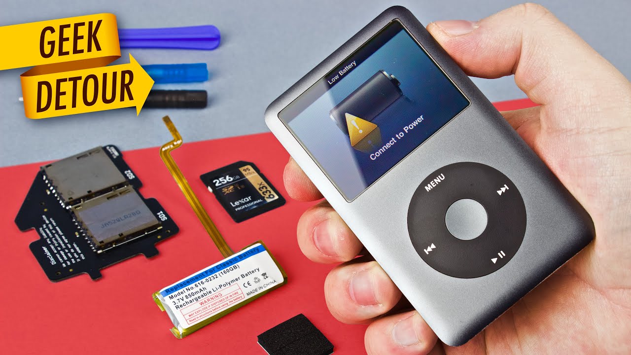 Modding an iPod Classic - 1 TB and bigger battery