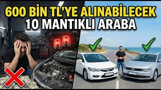 600 BİN TL'YE SANAYİ YÜZÜ GÖRMEYECEĞİNİZ 10 ARABA! (2026 Güncel)