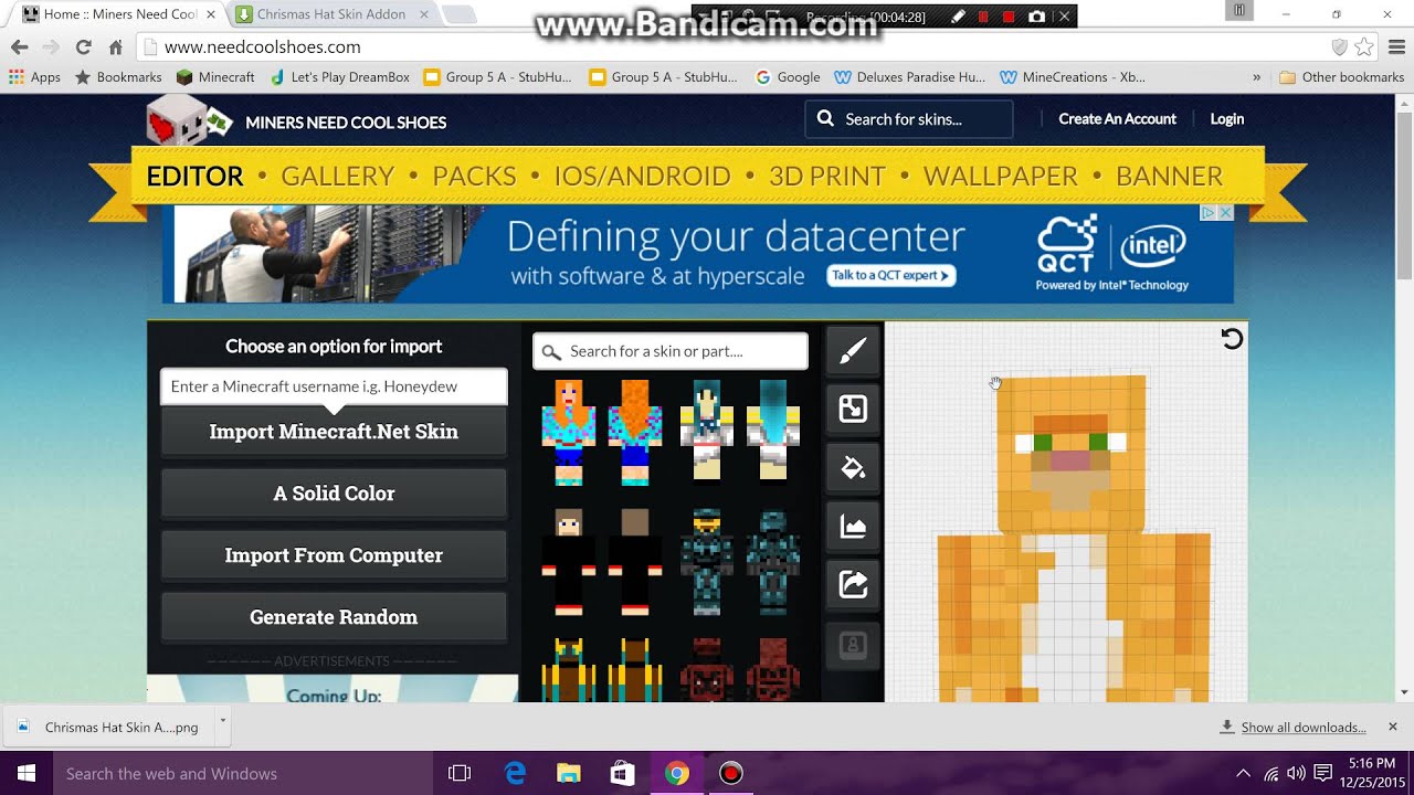 how to get a Santa hat on minecraft YouTube