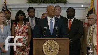 FULL PRESSER Maryland Governor Wes Moore Makes Major Horse Racing Announcement AC15