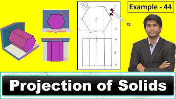 Projection Of Solids Problem 44