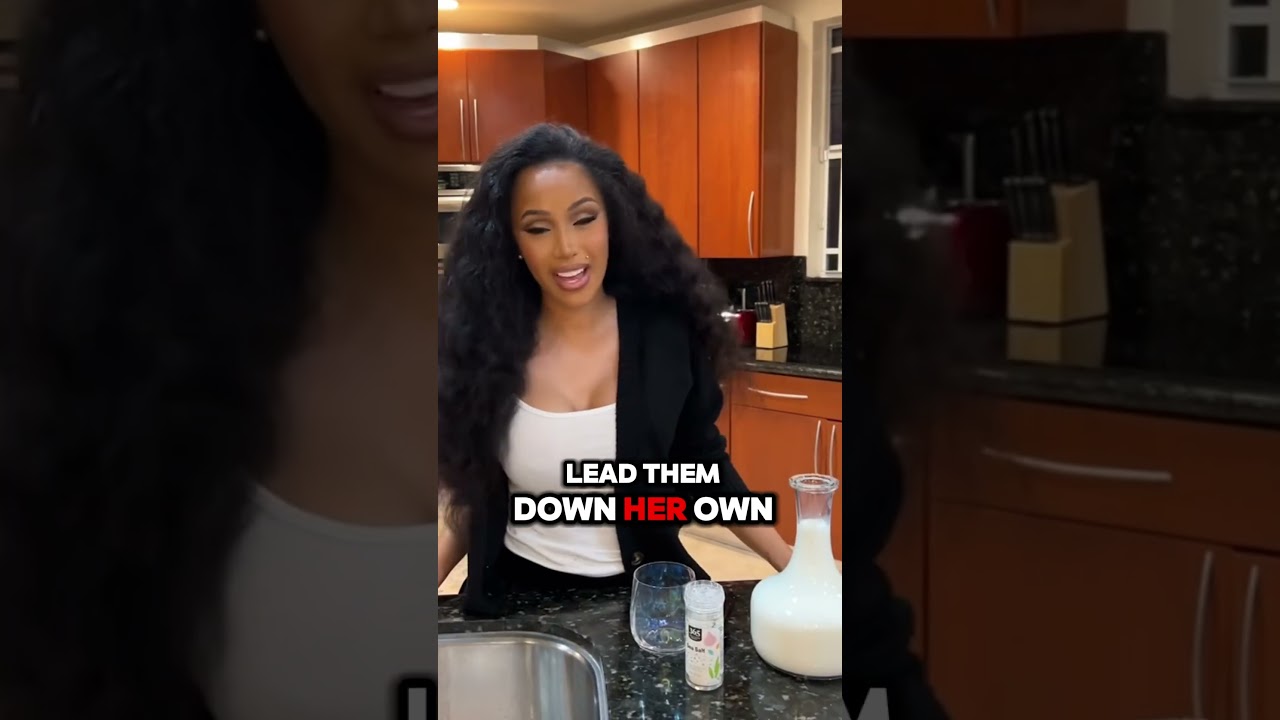 Have you noticed the strange 45-degree standing posture of Cardi B's third daughter Blossom in her
