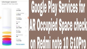 Google Play Services for AR Occupied Space check on Redmi note 10 &10Pro