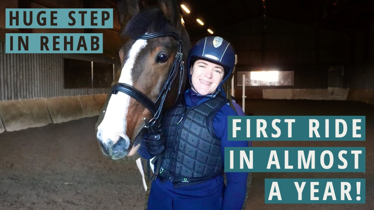 First Time Riding My Horse in Almost a Year - Huge Step in Rehab | Yard Vlog, Riding With Rhi