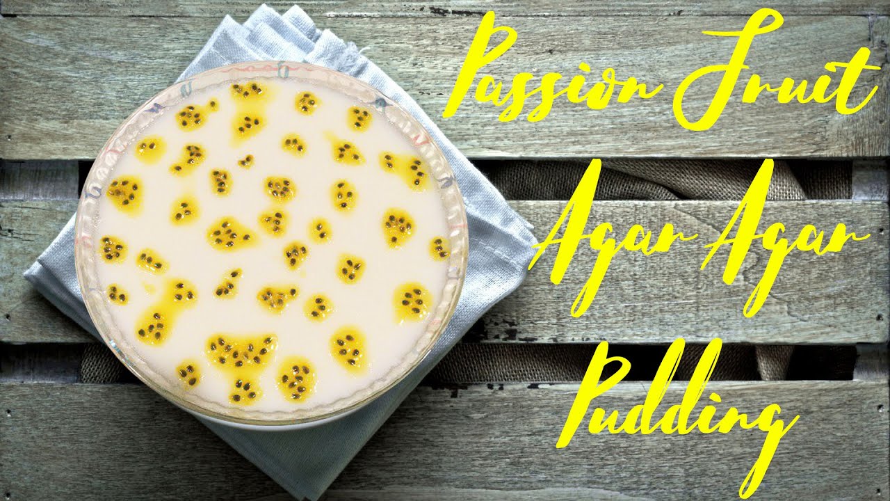 Passion Fruit Agar Agar Pudding YouTube