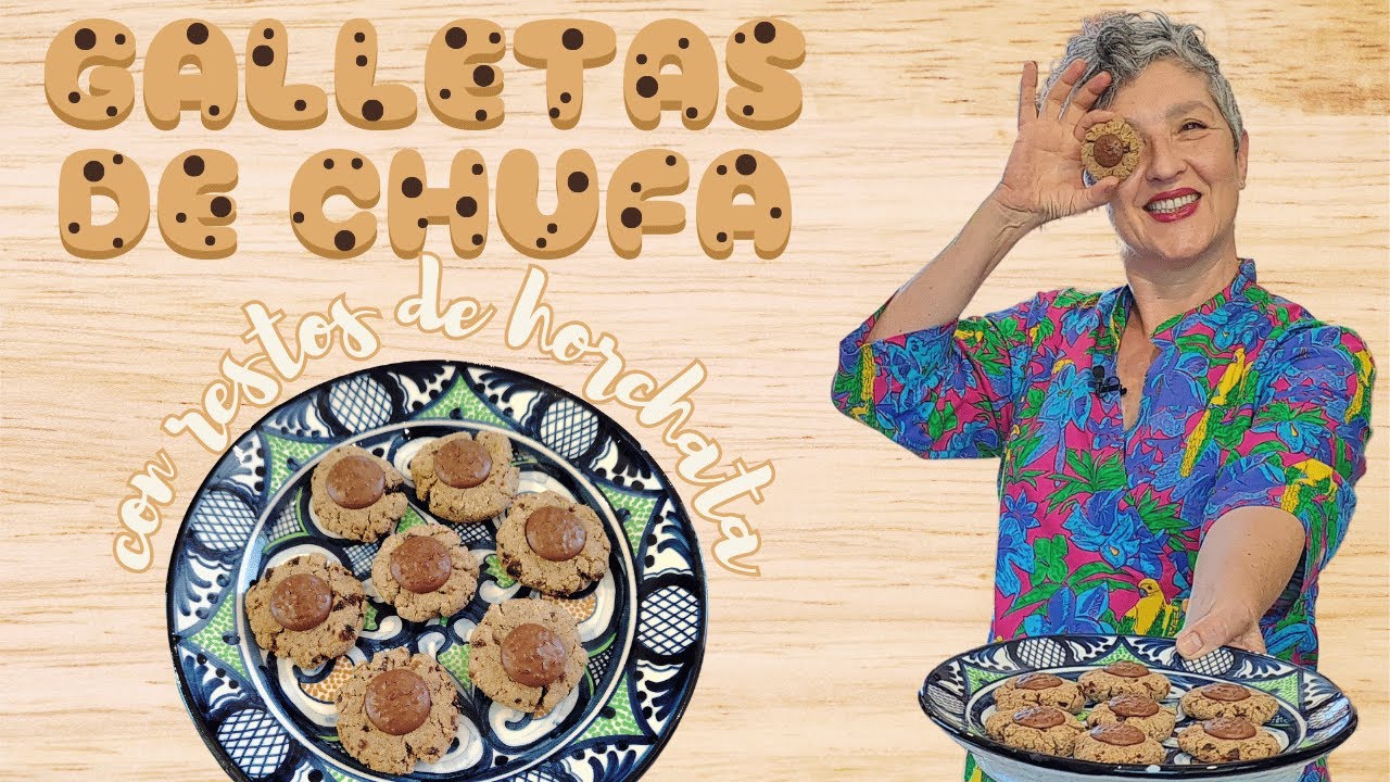 🍪🥛 GALLETAS DE CHUFAS CON RESTOS DE HORCHATA 🥛🍪 Cero desperdicios con Thermomix®  #TM6 #zerowaste 🔝