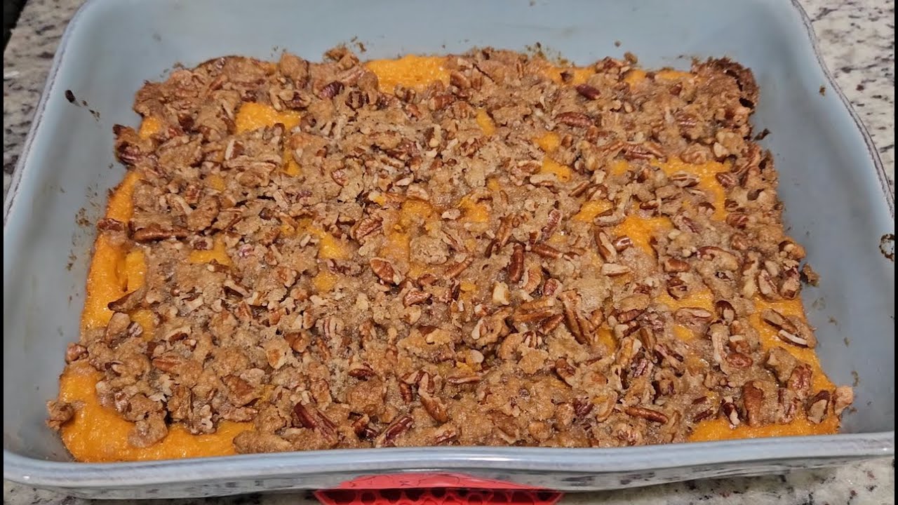 Sweet Potato Casserole | Family Tradition and Easy-Enough Holiday Side Dish