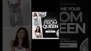 Prom Queen Flyer Template | Prom 2025 | Canva Tutorial