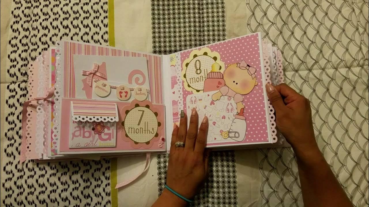 Girl Folio Album / Premade Scrapbook Album for Girl / Girl Mini