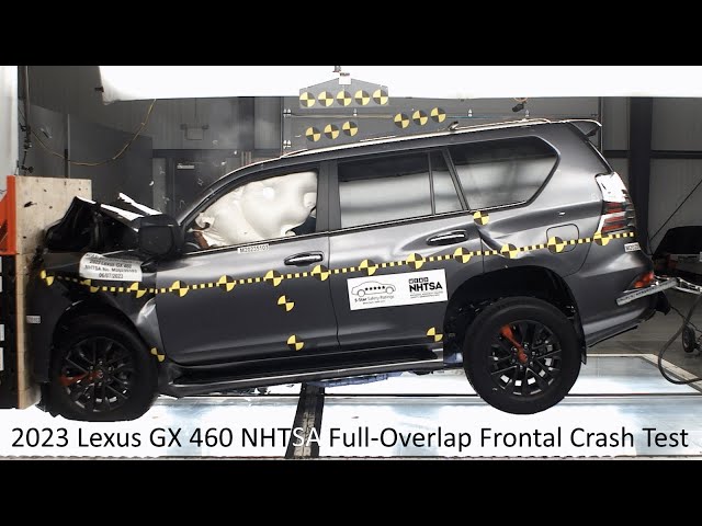 2014-2023 Lexus GX 460 NHTSA Full-Overlap Frontal Crash Test - YouTube