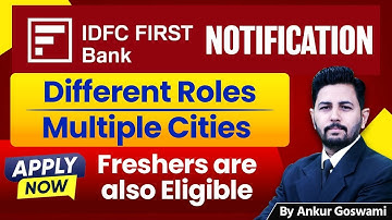 IDFC FIRST Bank Jobs 2025 | New Vacancy | Salary, Eligibility & Details | Freshers Can Apply