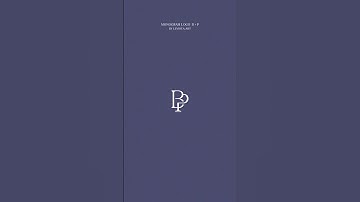 Visual identity with Monogram logo design B+P