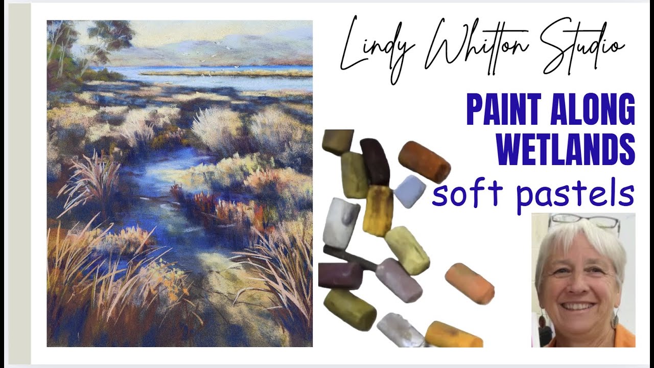 Paint Wetlands in Soft Pastels