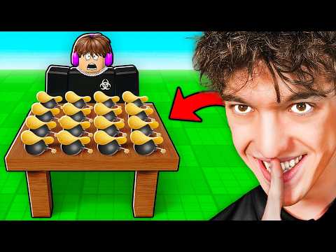 Spending ROBUX To Troll YouTubers In Roblox BOMB CHIP!!