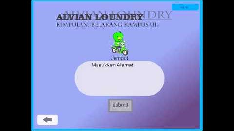 Sistem Informasi Alvian Laundry