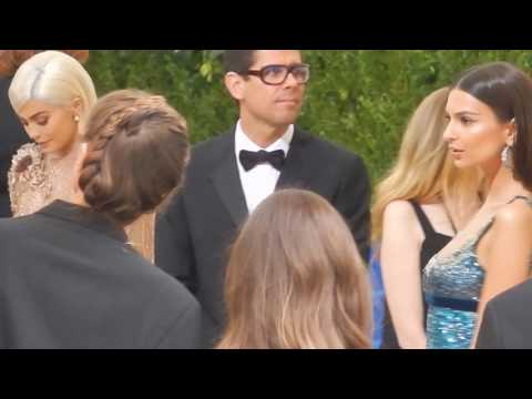 Donatella Versace, Kylie Jenner & Emily Ratajkowski at Met Gala 2017