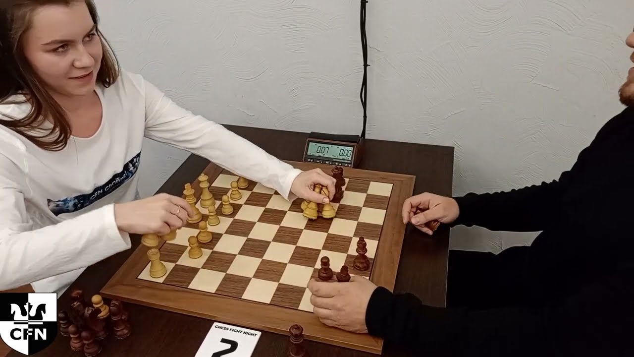 WFM Fatality (1947) vs FM E. Kretov (2296). Chess Fight Night. CFN