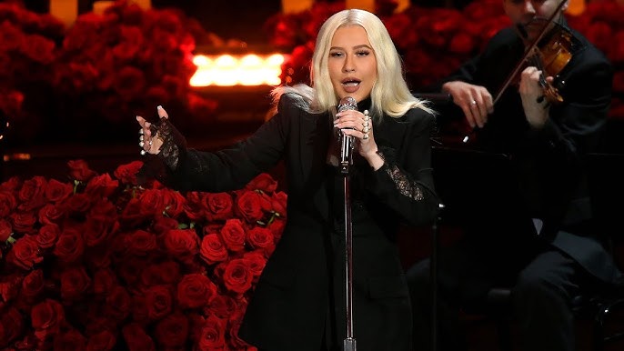 Christina Aguilera Performs at A Celebration of Life for Kobe and Gianna  Bryant - YouTube