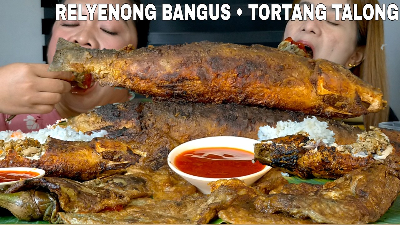 RELYENONG BANGUS AT TORTANG TALONG MUKBANG | MUKBANG PHILIPPINES | FILIPINO FOOD MUKBANG