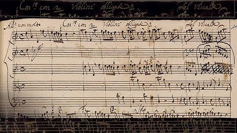 VIVALDI | Concerto con 2 Violini obligati | RV 514 in D minor | Original manuscript