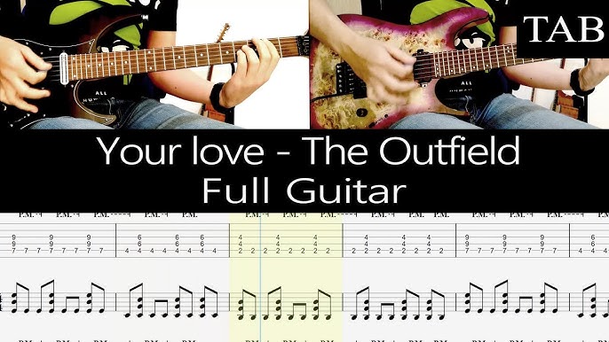 Your Love - The Outfield (aula de guitarra) 