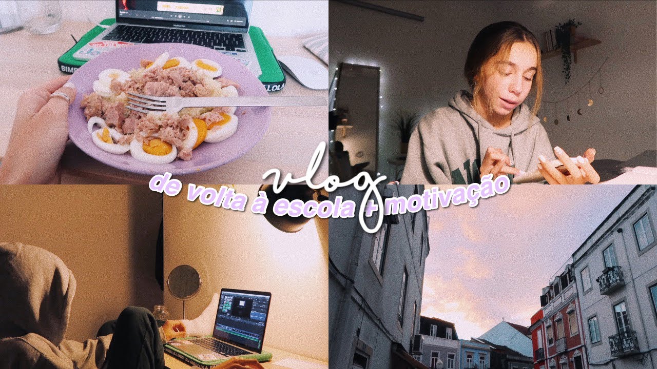vlog: primeiros dias de volta às aulas 😴 motivação e compras :)