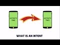 30 .WHAT IS AN INTENT IN ANDROID | EXPLICIT AND IMPLICIT INTENT TUTORIAL