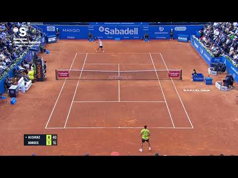 Magic Shot of the Day by ISDIN | Alcaraz vs Borges | Barcelona Open Banc Sabadell