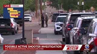 Police continue to investigate possible active shooter situation in Bernalillo