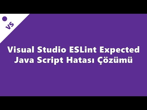 Video: ESLint kodunu Visual Studio'da nasıl kullanırım?