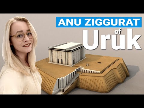 Anu Ziggurat Of Uruk, White Temple To Sky God Anu In Mesopotamia. Oldest City On Earth Warka, Iraq