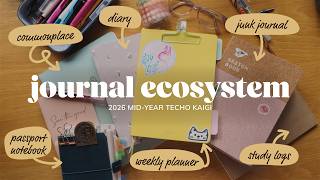 All my journals and what I use them for