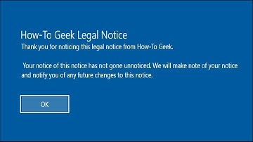 How to Display a Message During Windows Startup