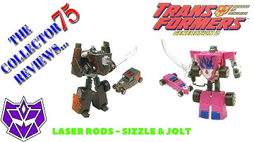 Transformers Generation 2 Laser Rods SIZZLE & JOLT Review