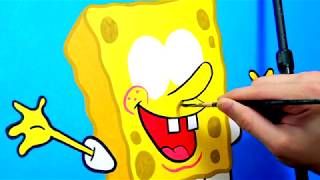 Painting SpongeBob - A Timelapse by James Lewis