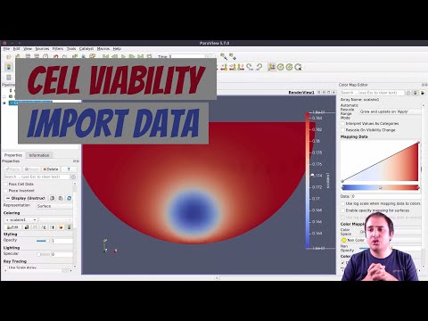 [ParaView Postprocessing 3] Importing data (cell viability project)