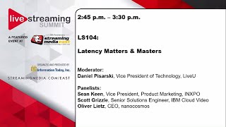 LS104: Latency Matters & Masters